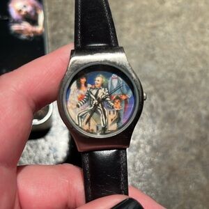 Beetlejuice Quartz Watch & Collector’s Tin Vintage Original Movie Burton Keaton